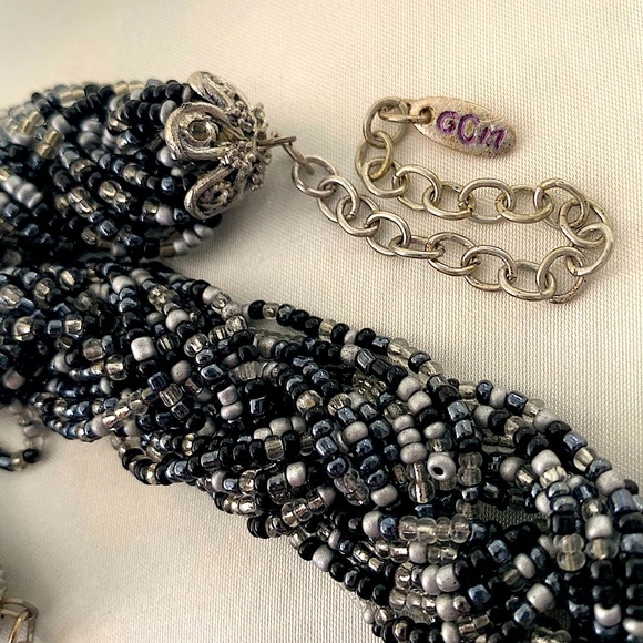 ❣️5/$25❣️Seed Bead Braided Necklace by Garold C. Miller. - Picture 5 of 8